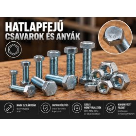 M14 hatlapfejű anya