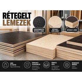 Csúszásmentes rétegelt lemez 21mm 125 x 250cm